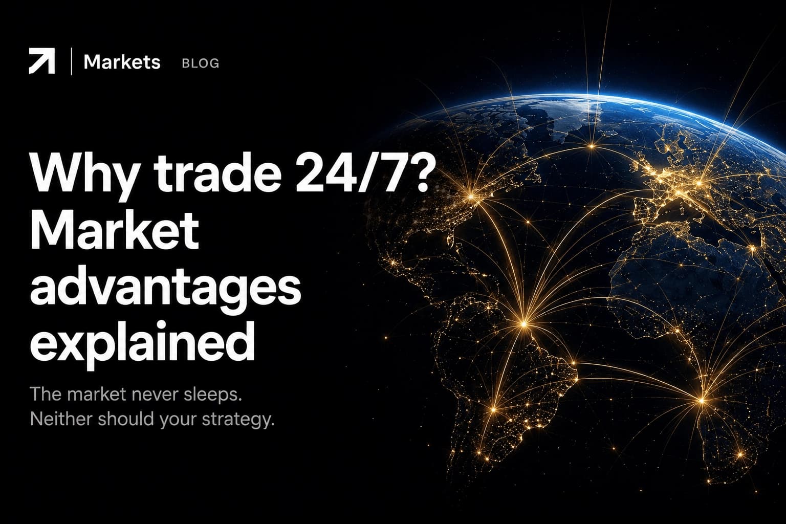 why trade 24/7? market advantages explained
